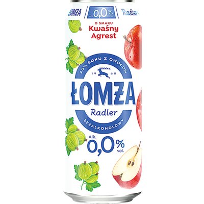 LOMZA EGRES-ALMA 0,0% 0,5L DRS termékképe