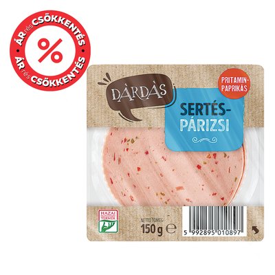 DÁRDÁS PRITAMIN PAPRIKÁS SERTÉSPÁRIZSI termékképe