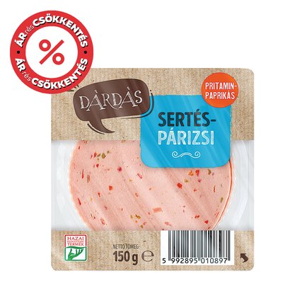 DÁRDÁS PRITAMIN PAPRIKÁS SERTÉSPÁRIZSI termékképe