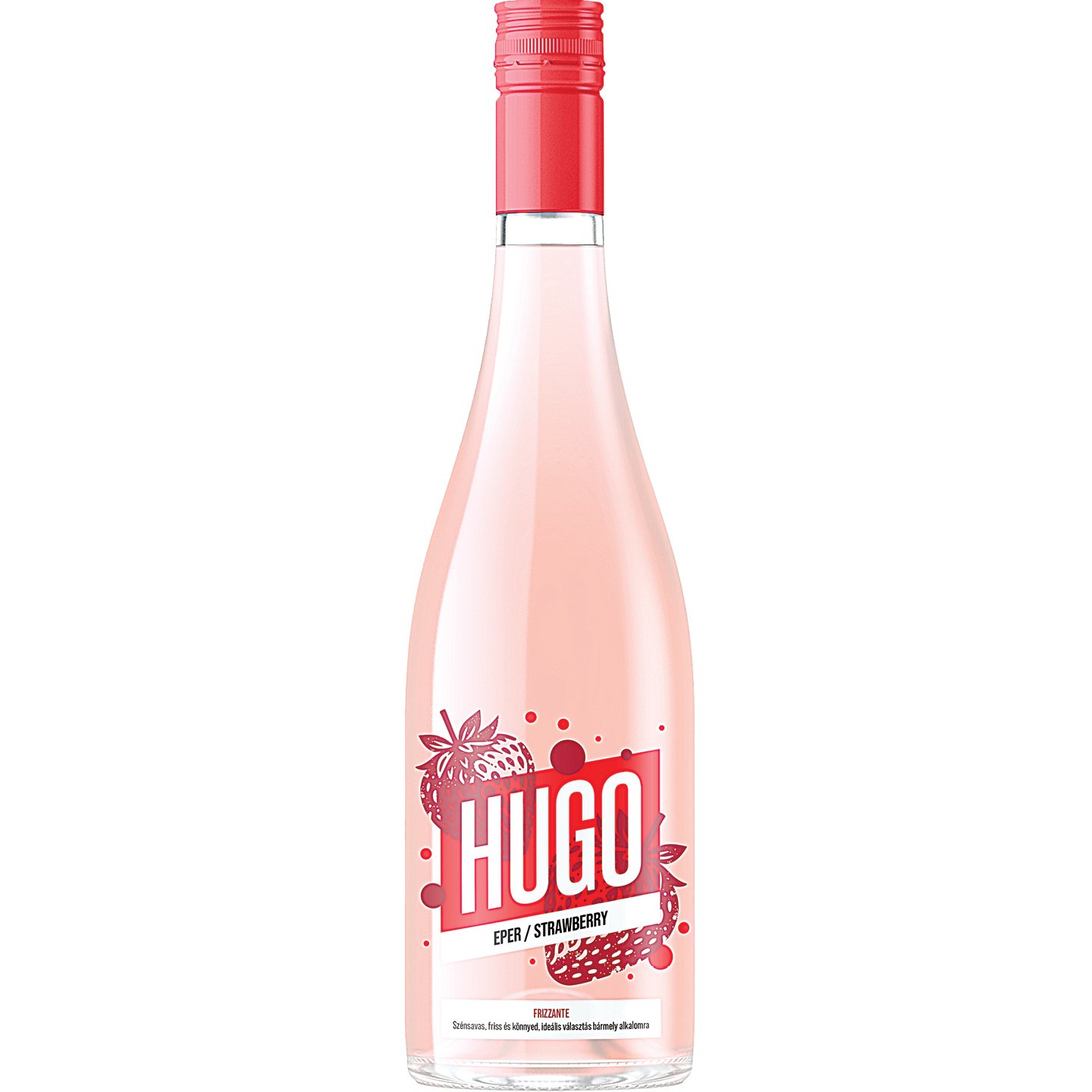 Hugo Boralapú Ital Eper ízű +50 Ft Betétdíj