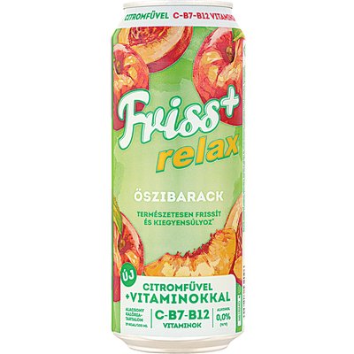 FRISS+ŐSZIBARACK 0,0% 0,5L DRS termékképe