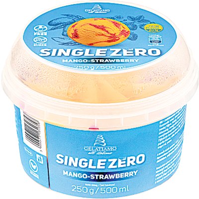 SINGLE ZERO MANGÓ-EPER ÍZŰ JÉGKRÉM termékképe