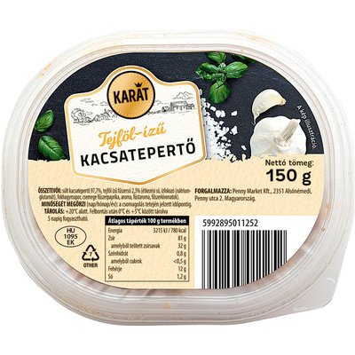 Image of KARÁT TEJFÖL-ÍZŰ KACSATEPERTŐ