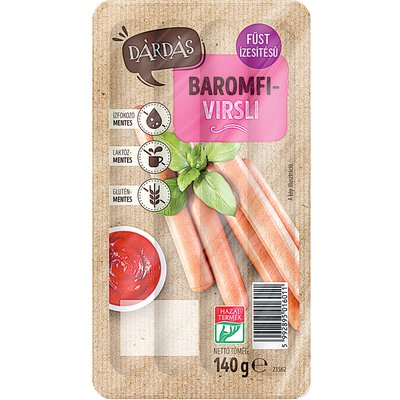 DÁRDÁS FÜSTÖLT BAROMFI VIRSLI termékképe