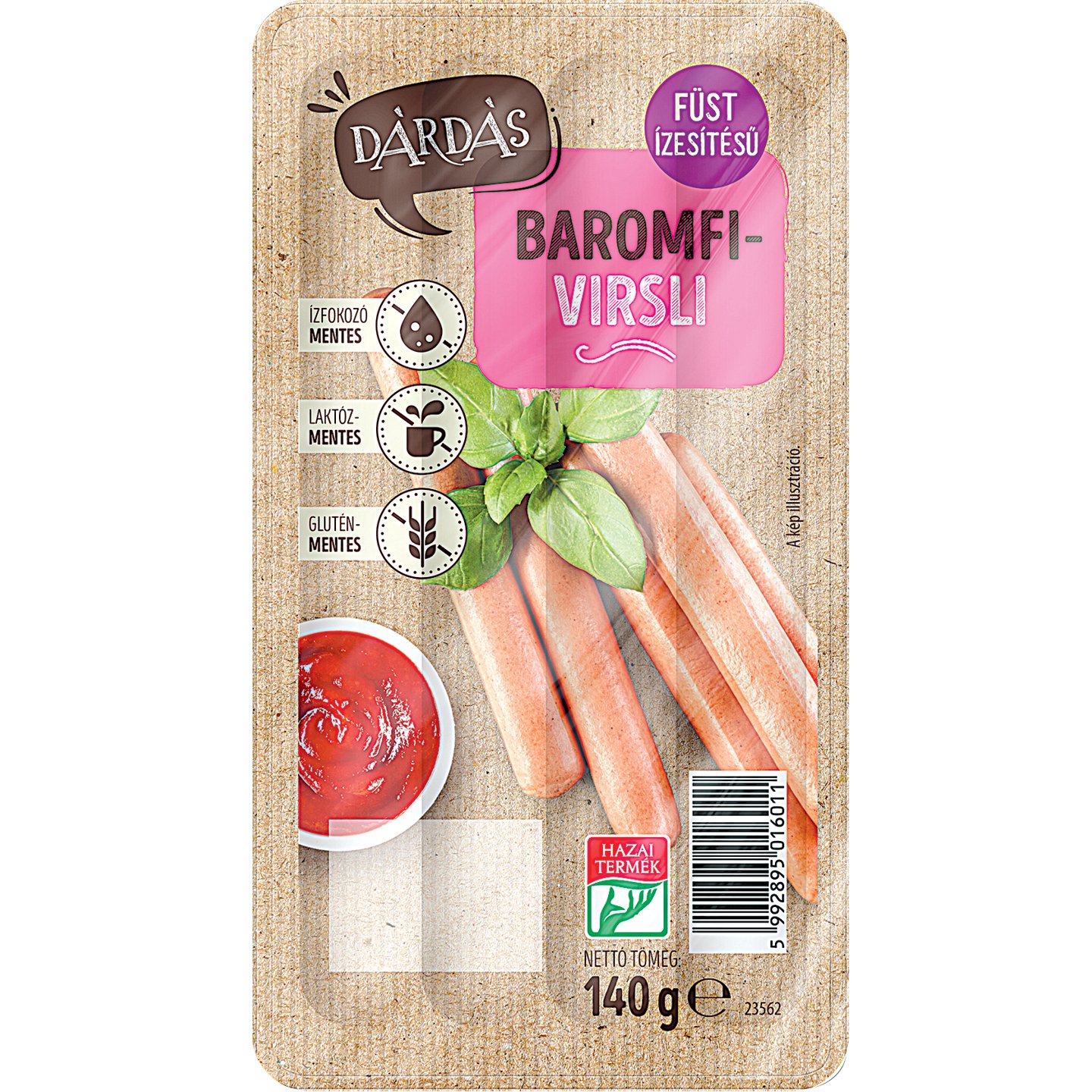 Dárdás Füstölt Baromfi Virsli