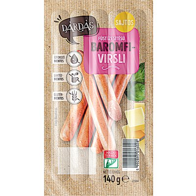 DÁRDÁS SAJTOS BAROMFI VIRSLI termékképe