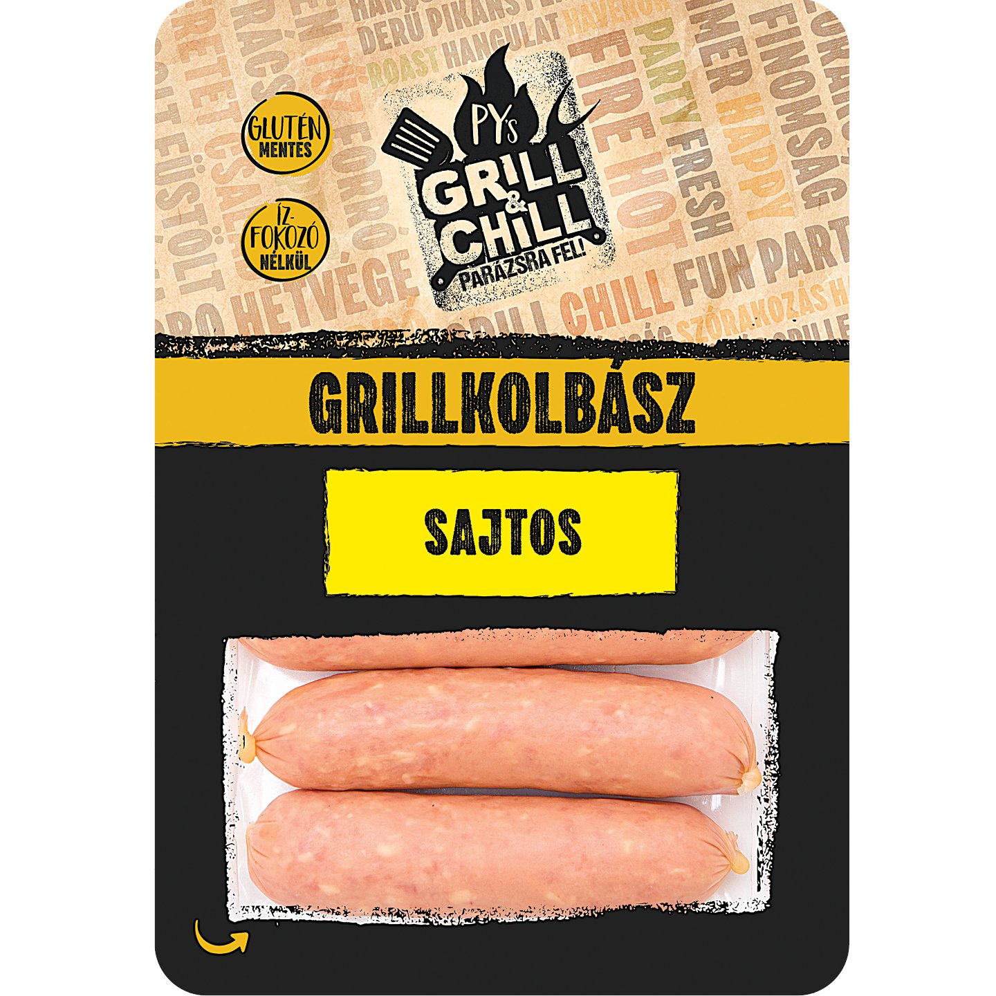 Sajtos Grillkolbász