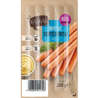 DÁRDÁS ÍNYENC SERTÉSVIRSLI termékképe
