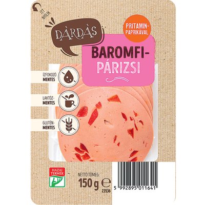 DÁRDÁS PRITAMIN PAPRIKÁS BAROMFI PÁRIZSI termékképe