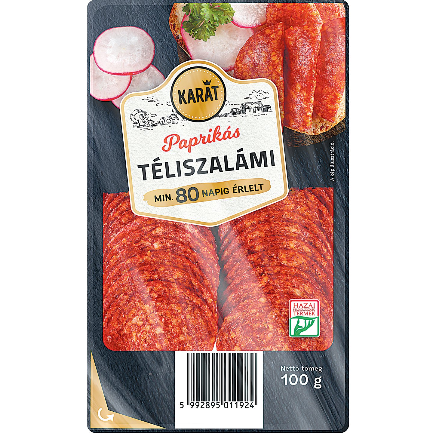 Karát Paprikás Téliszalámi