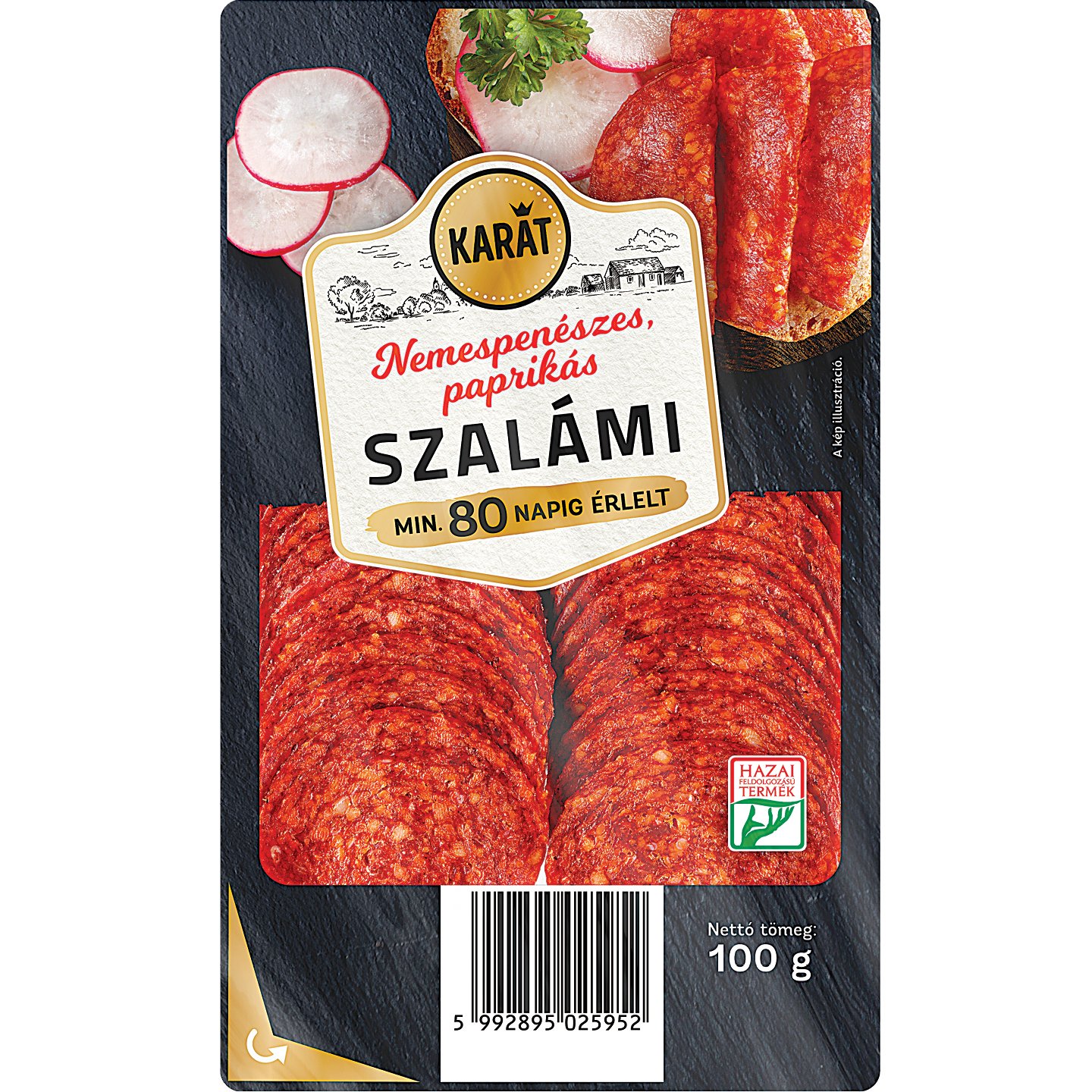 Karát Paprikás Téliszalámi