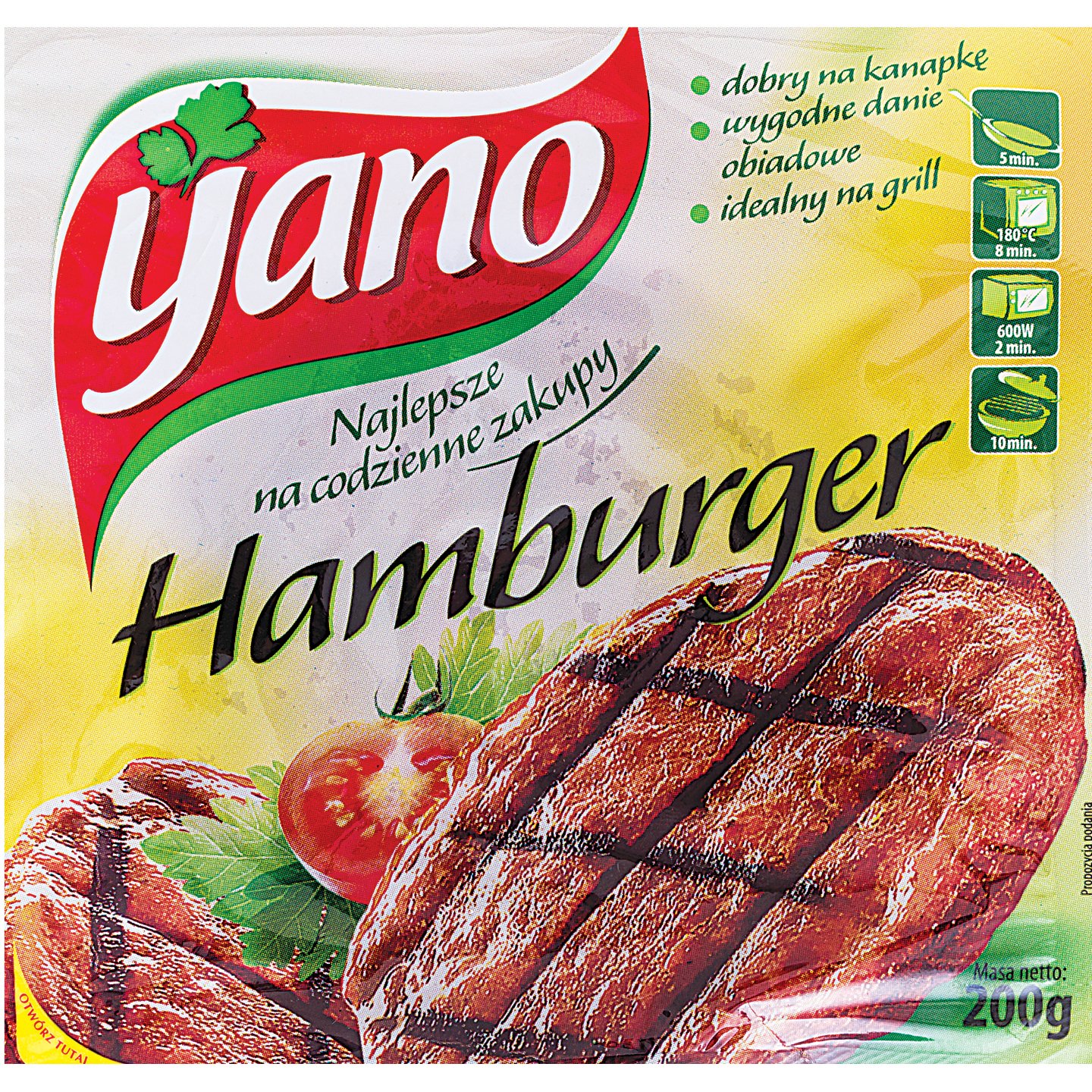 Yano Csirkés Hamburger Húspogácsa