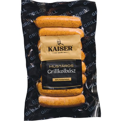 KAISER MUSTÁROS GRILLKOLBÁSZ termékképe