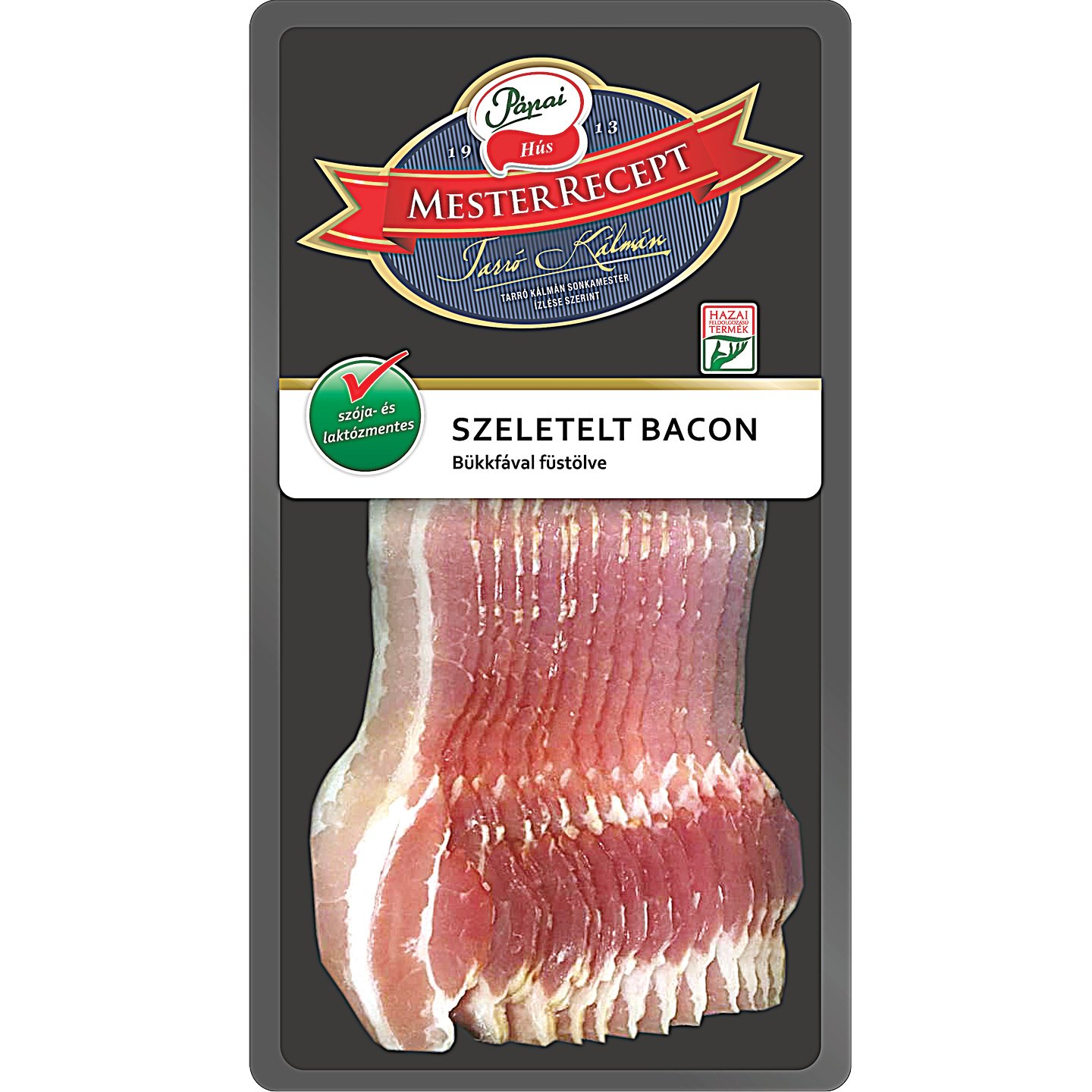 Pápai Füstölt Szeletelt Bacon Szalonna