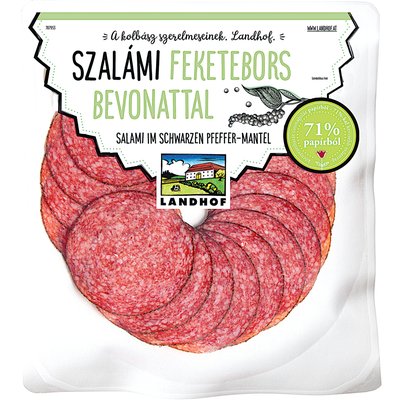 Image of LANDHOF SZALÁMI FEKETEBORS BEVONATTAL