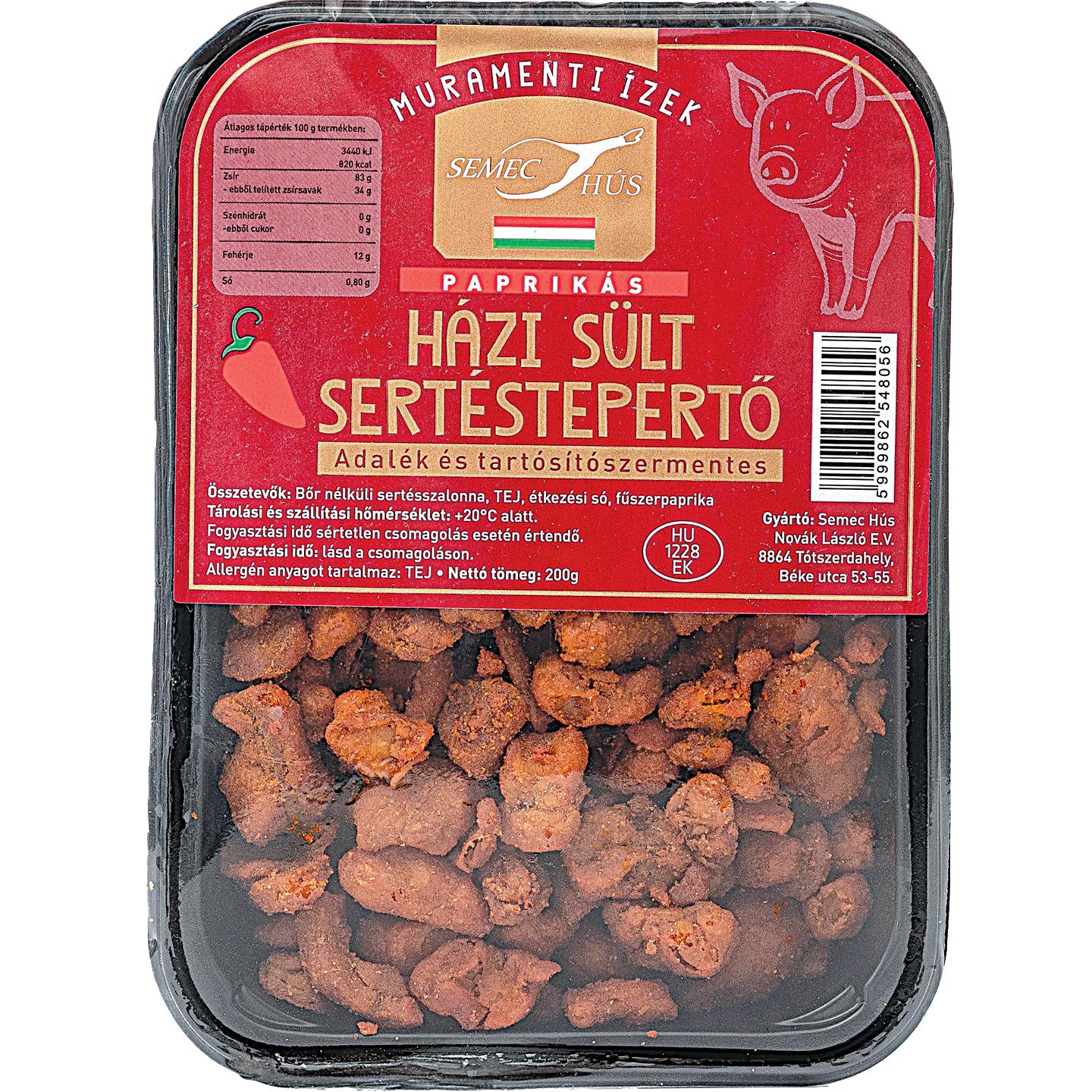 Házi Sült Paprikás Sertéstepertő