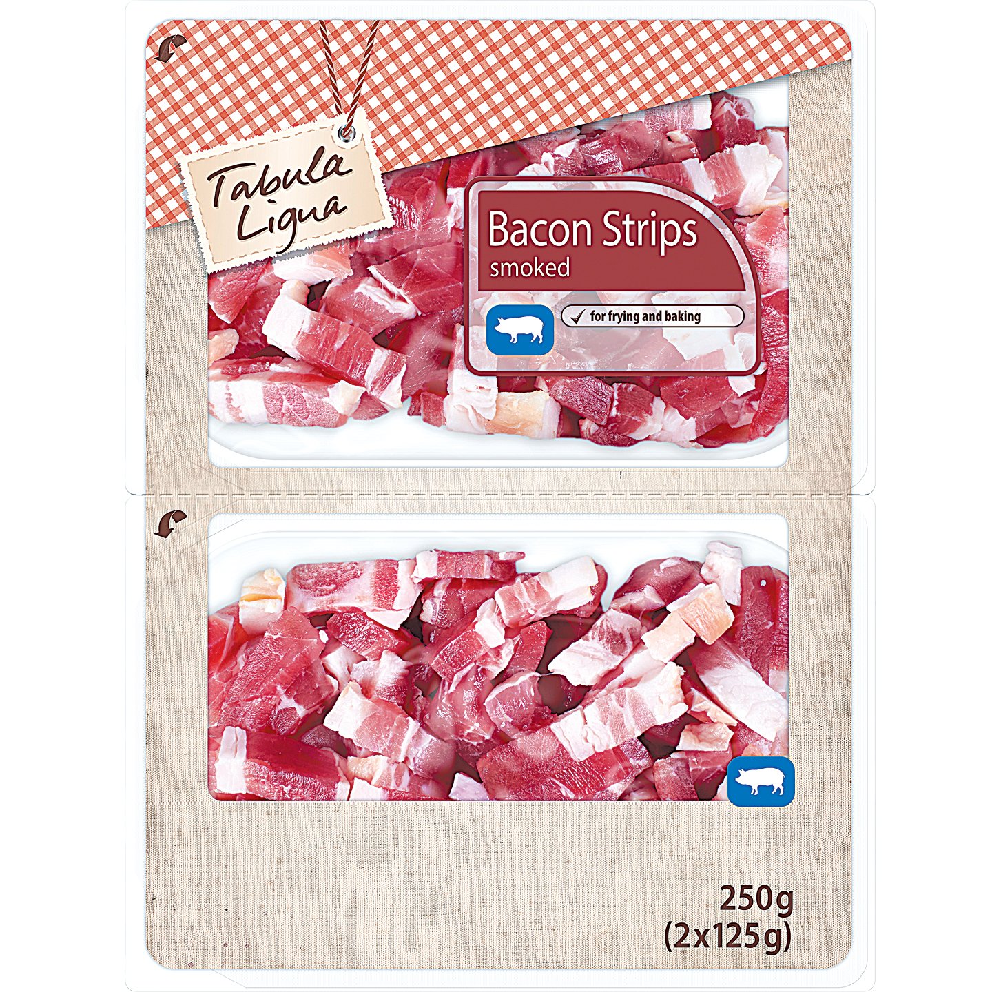 Tabula Ligna Csíkozott Bacon