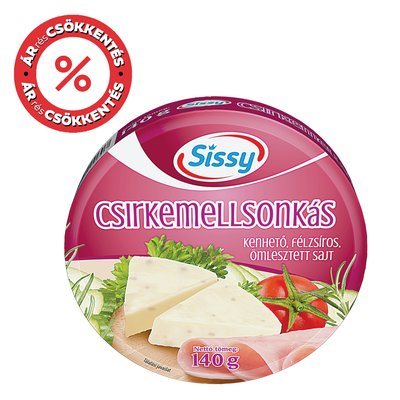 SISSY CSIRKEMELLSONKÁS ÍZŰ KÖRDOBOZOS SAJT termékképe
