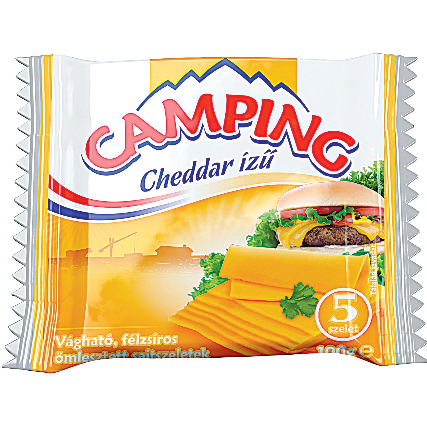 Camping Cheddar Lapka Sajt