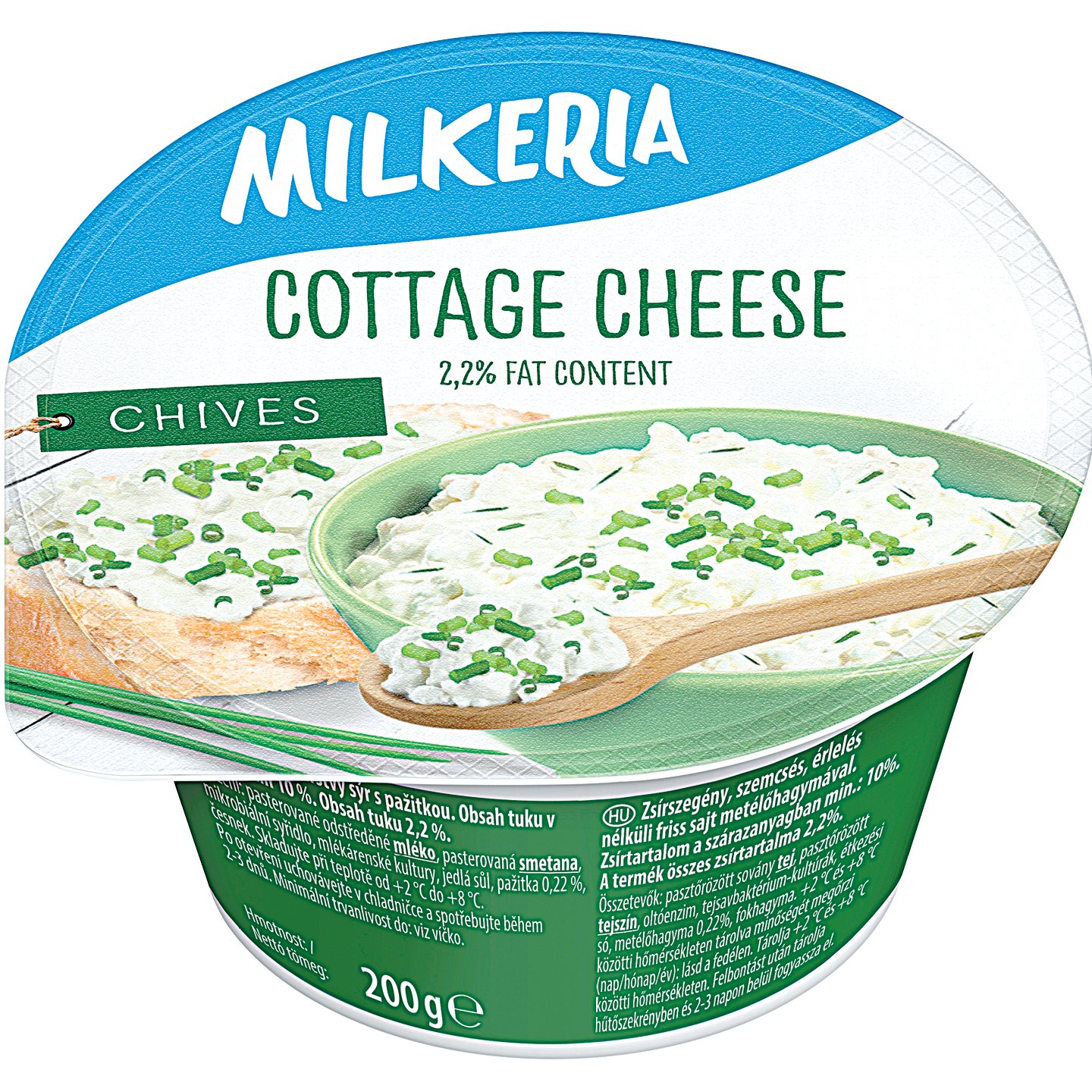 Milkeria Metélőhagymás Cottage Cheese