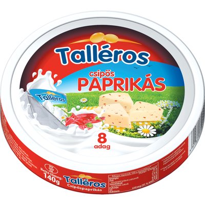 Image of TALLÉROS CSÍPŐSPAPRIKÁS KÖRDOBOZOS SAJT