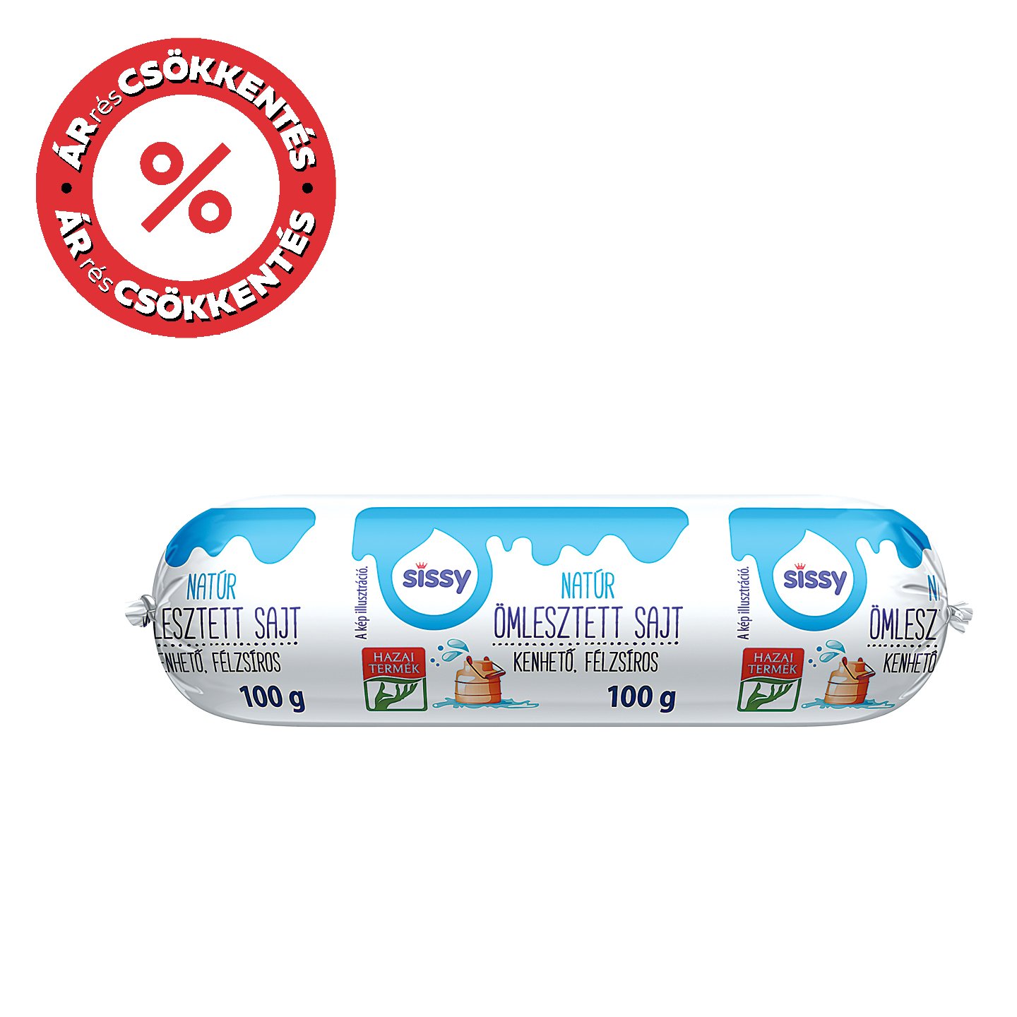 Sissy Natúr ömlesztett Sajt