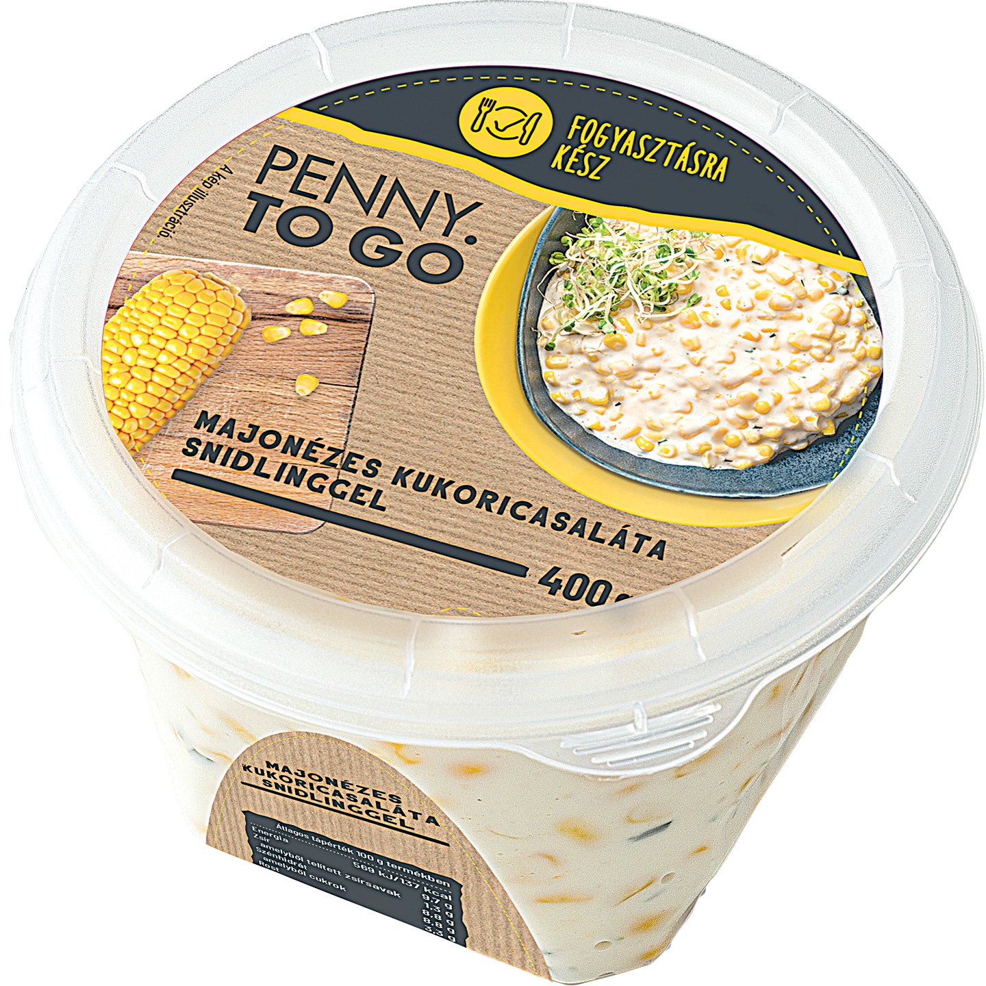Penny To Go Majonézes Kukoricasaláta