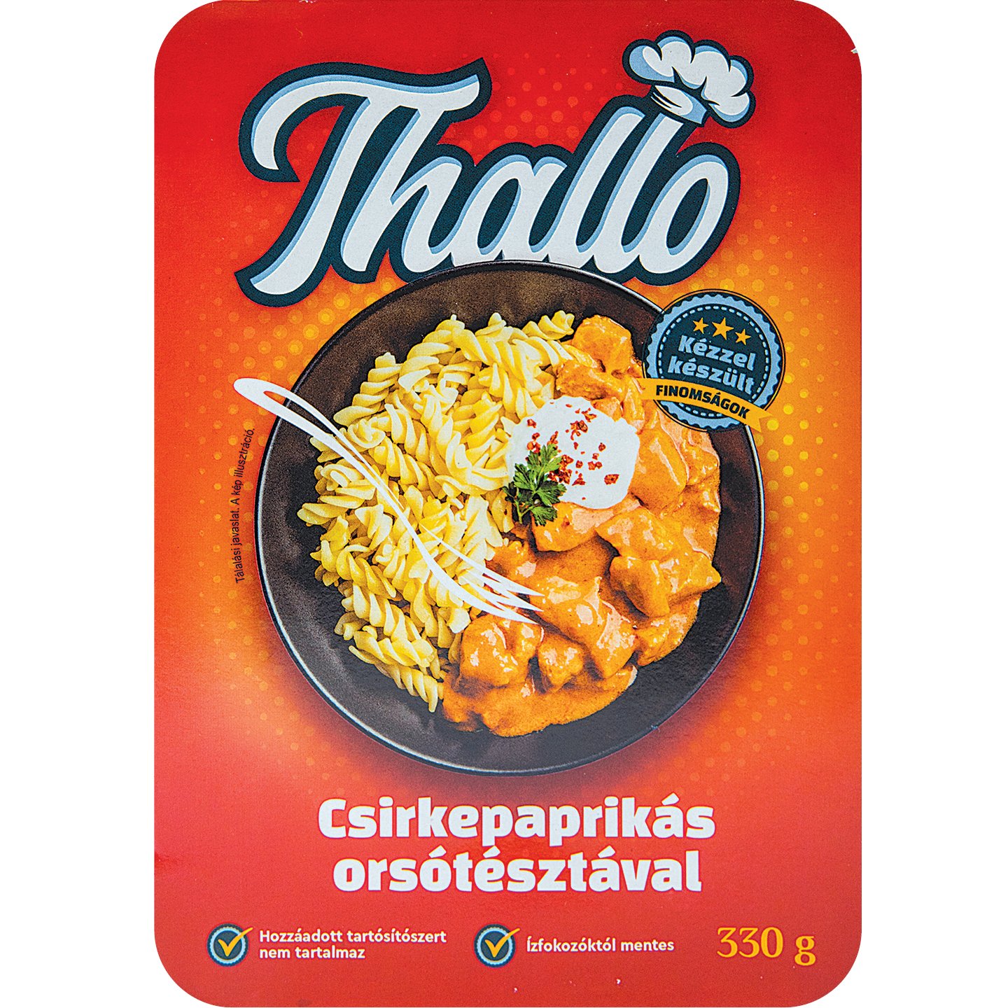 Thallo Csirkepaprikás Orsótésztával