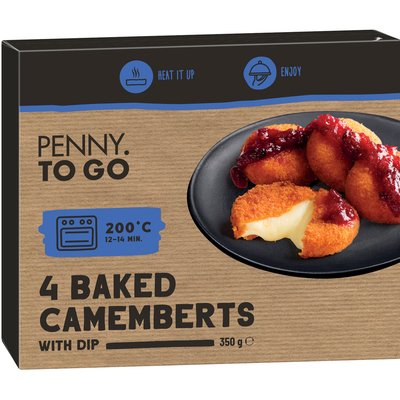PENNY TO GO PANÍROZOTT CAMEMBERT termékképe