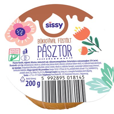 SISSY PÁSZTOR SAJT termékképe