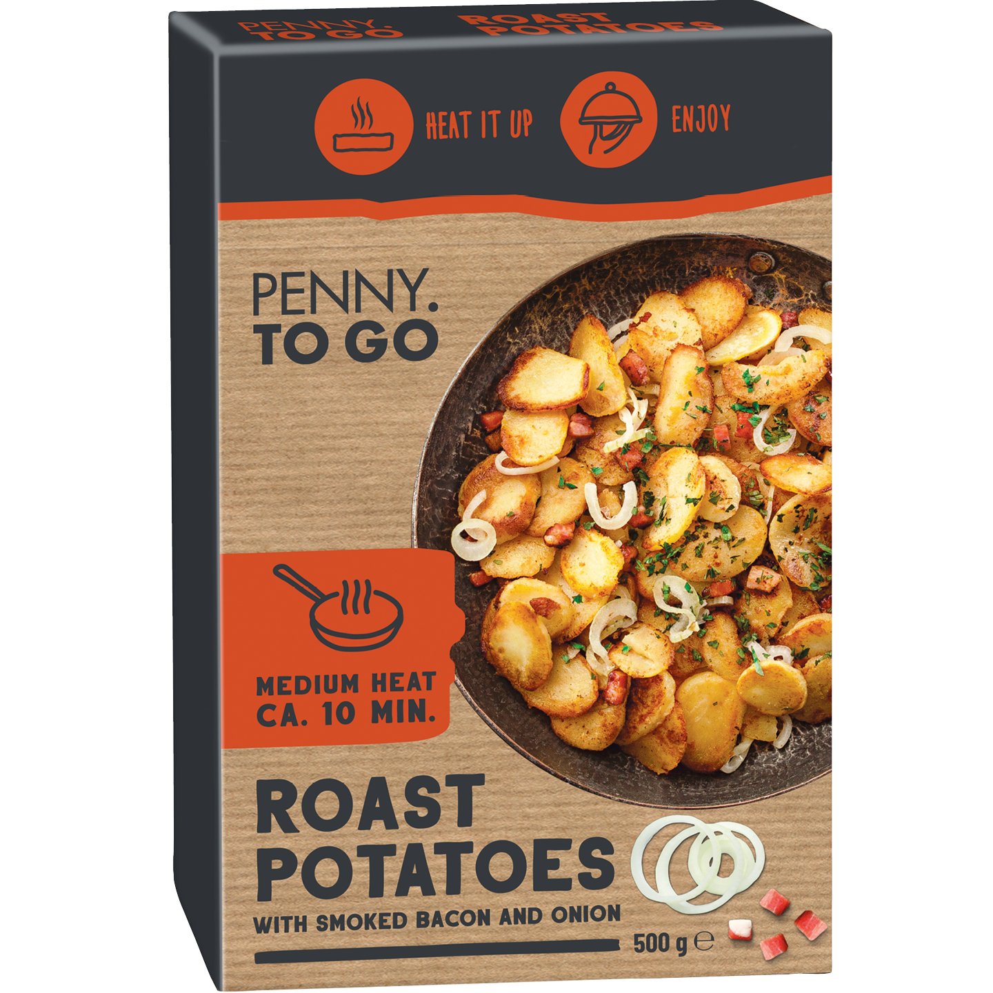 Penny To Go Burgonya Válogatás Bacon-hagymával
