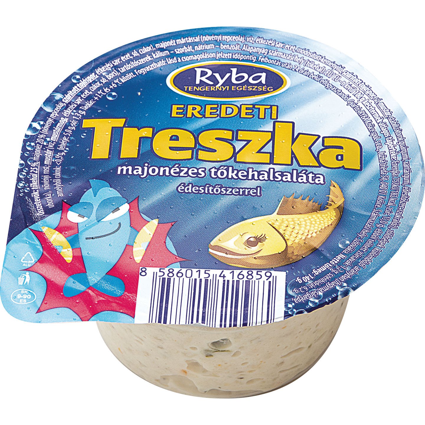 Treszka Majonézes Tőkehalsaláta