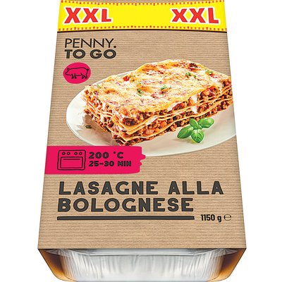PENNY TO GO LASAGNE ALLA BOLOGNESE XXL termékképe