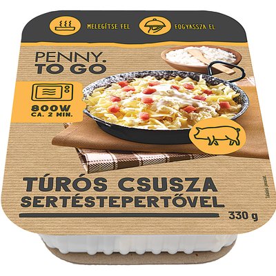 PENNY TO GO TÚRÓS CSUSZA SERTÉSTEPERTŐVEL termékképe