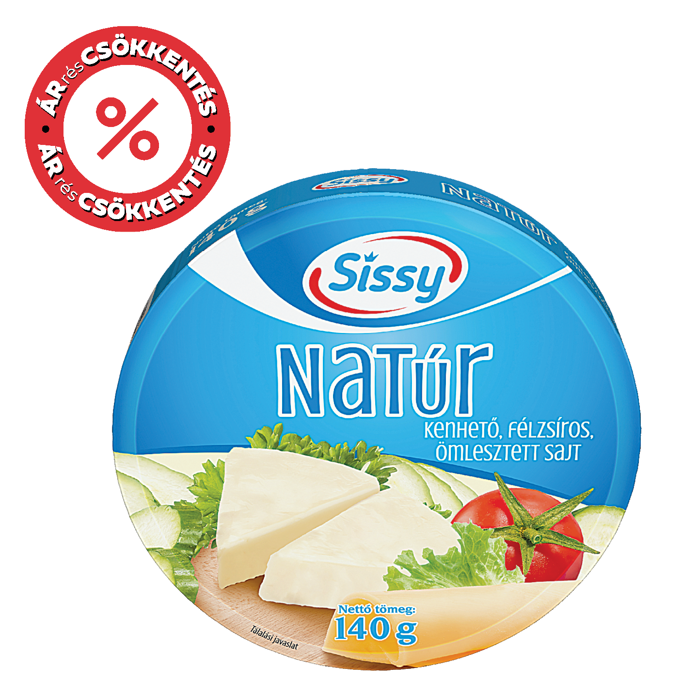 Sissy Natúr Kördobozos Sajt