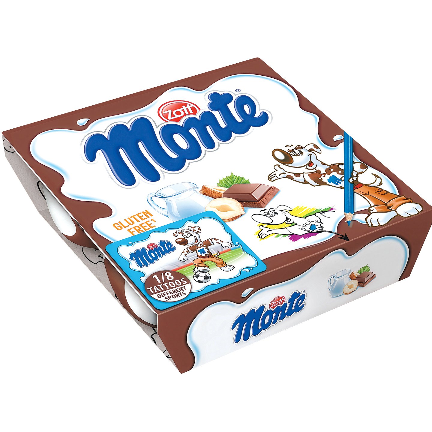 Zott Monte Csoki Tejdesszert Multipack