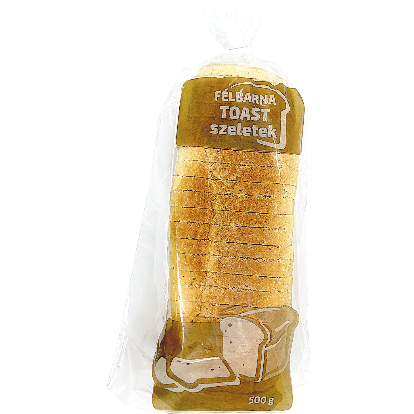 Félbarna Toast Szeletek