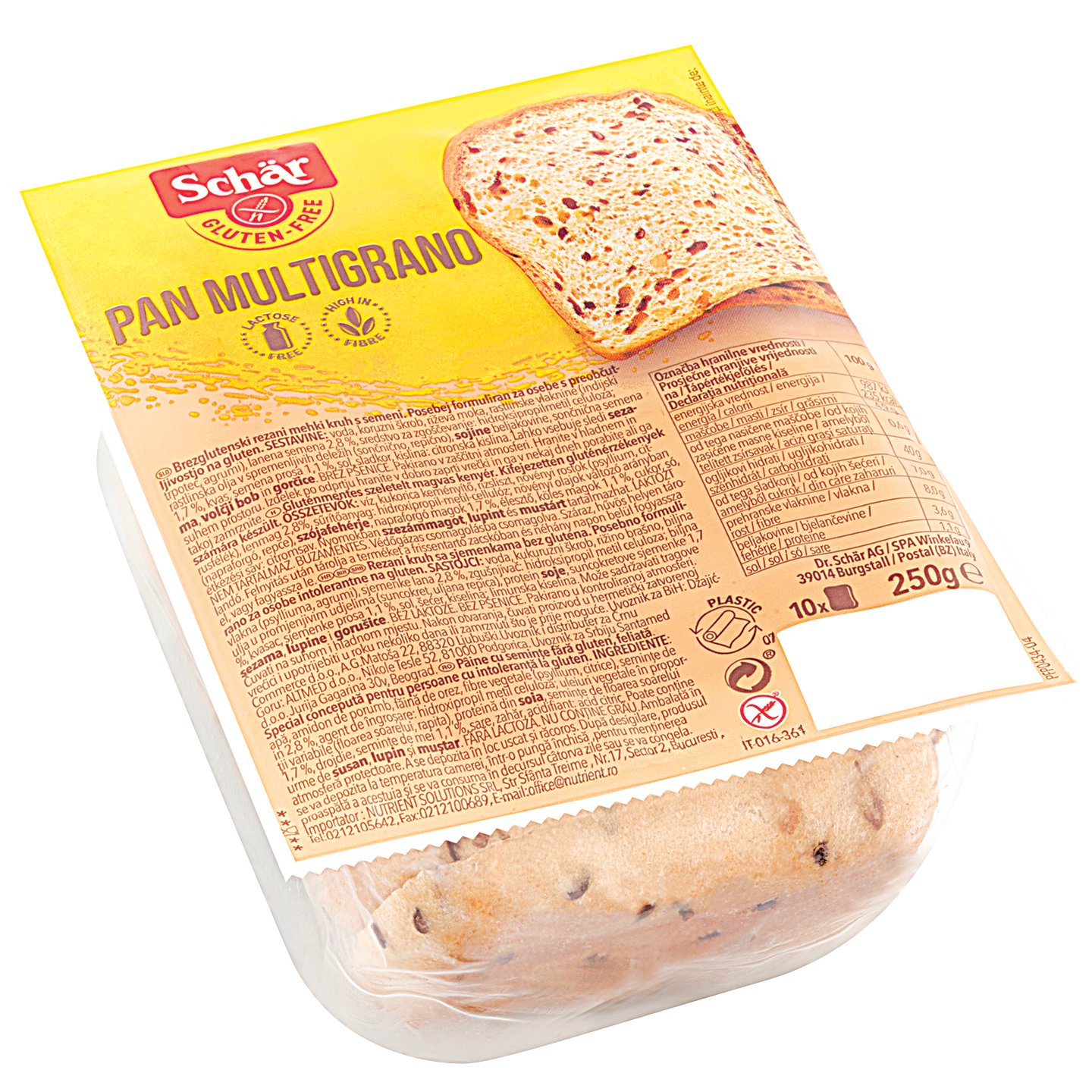 Schär Gluténmentes Magvas Kenyér