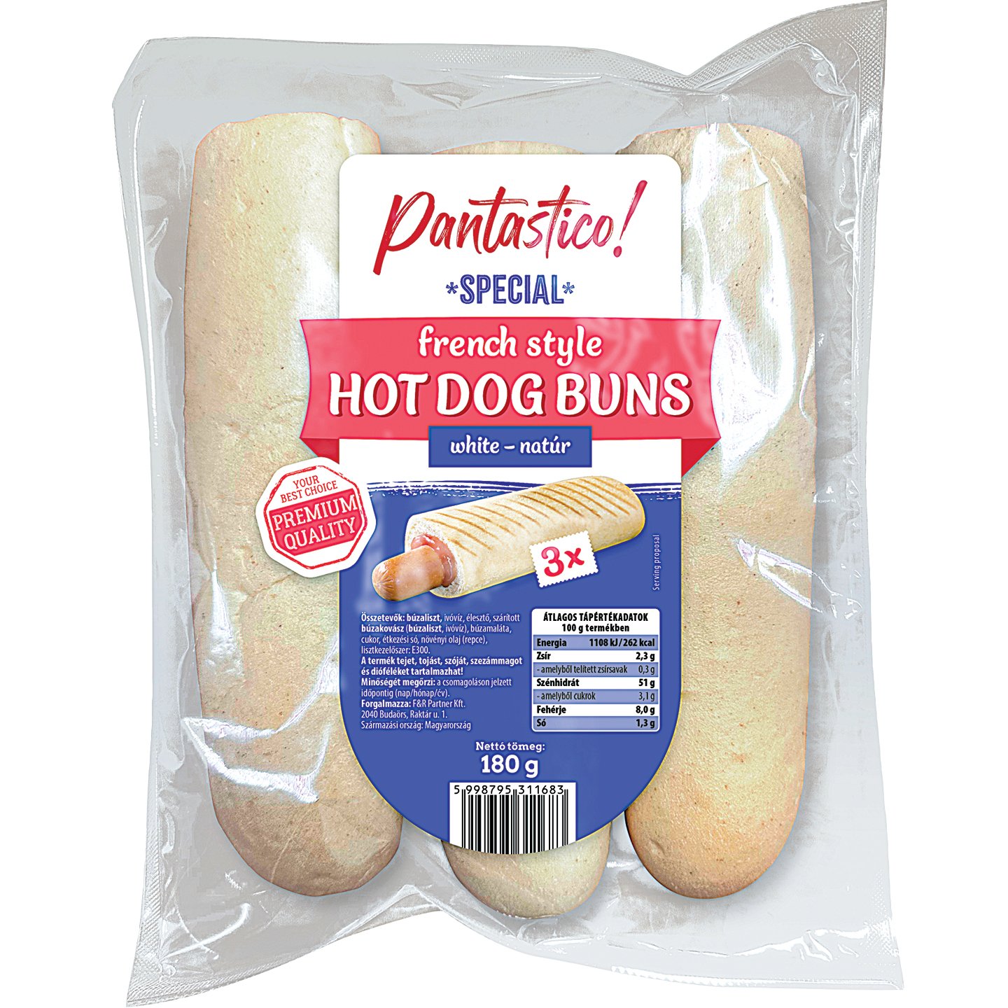 Pantastico! Hot Dog Kifli