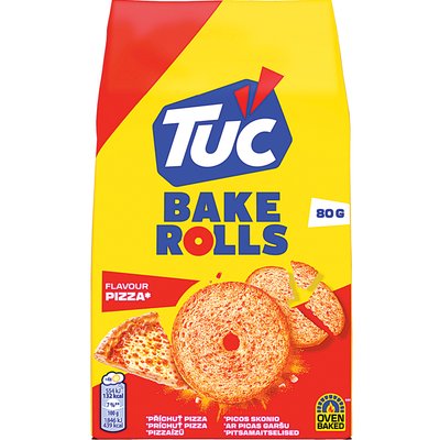 TUC PIZZÁS BAKE ROLLS termékképe