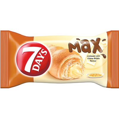 7DAYS MAX CRÉME BRÜLÉE ÍZŰ CROISSANT termékképe