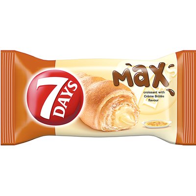 7DAYS MAX CRÉME BRÜLÉE ÍZŰ CROISSANT termékképe