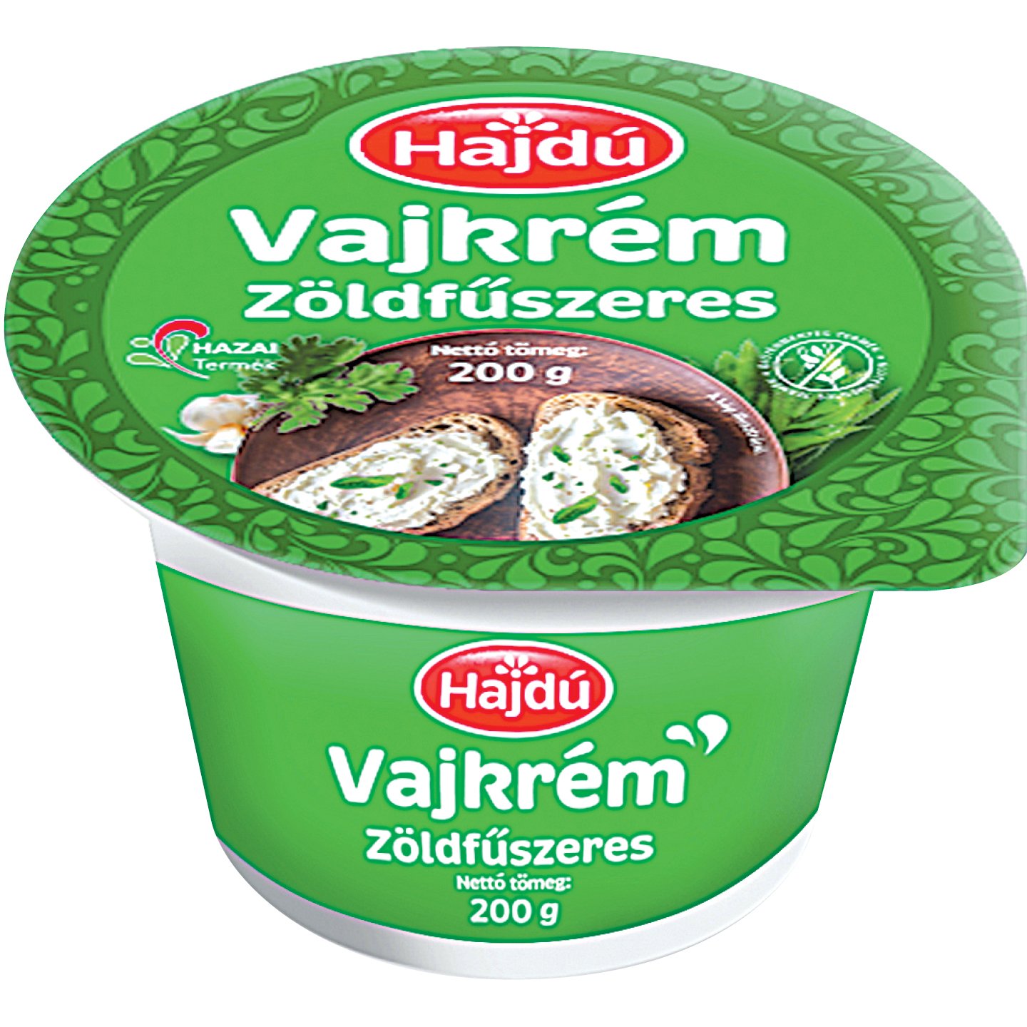 Hajdú Zöldfűszeres Vajkrém