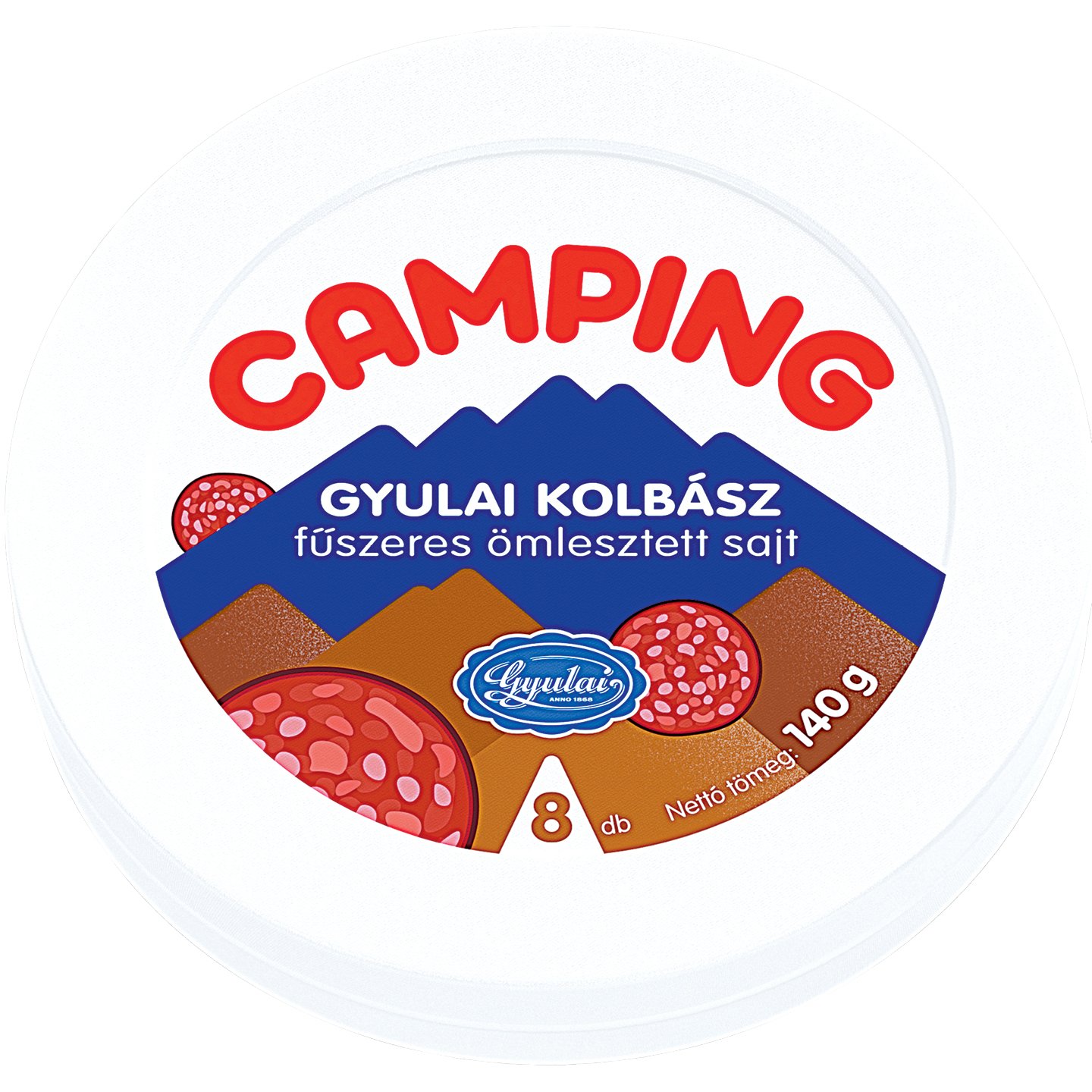 Camping Gyulai Kolbászos Kördobozos Sajt