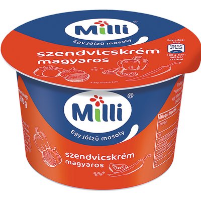 MILLI MAGYAROS SZENDVICSKRÉM termékképe