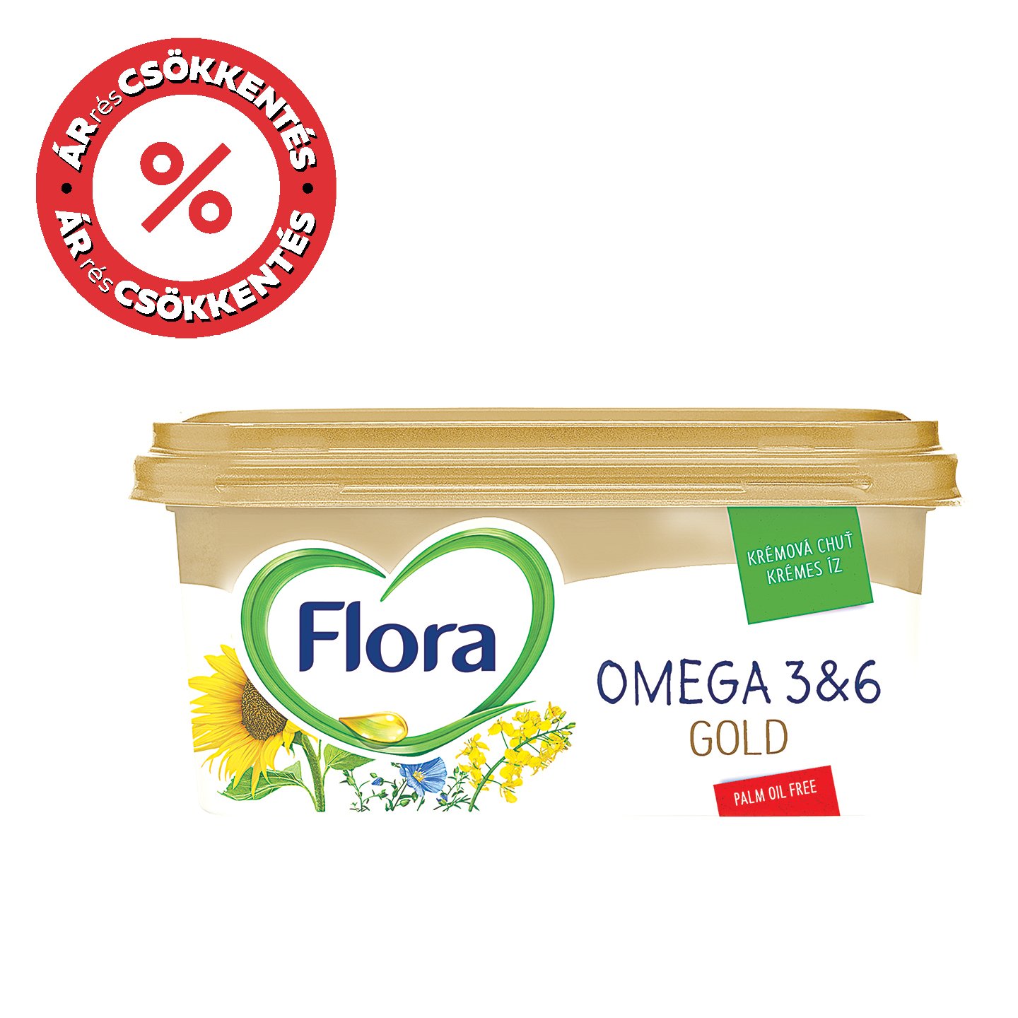 Flora Gold Vajas Margarin