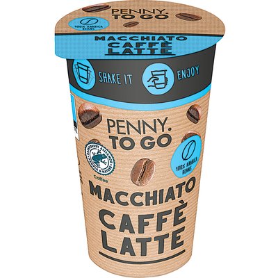 PENNY TO GO LATTE MACCHIATO CAFFÉ LATTE termékképe