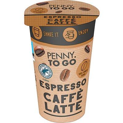 PENNY TO GO ESPRESSO CAFFÉ LATTE termékképe