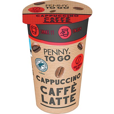 PENNY TO GO CAPPUCCINO CAFFÉ LATTE termékképe