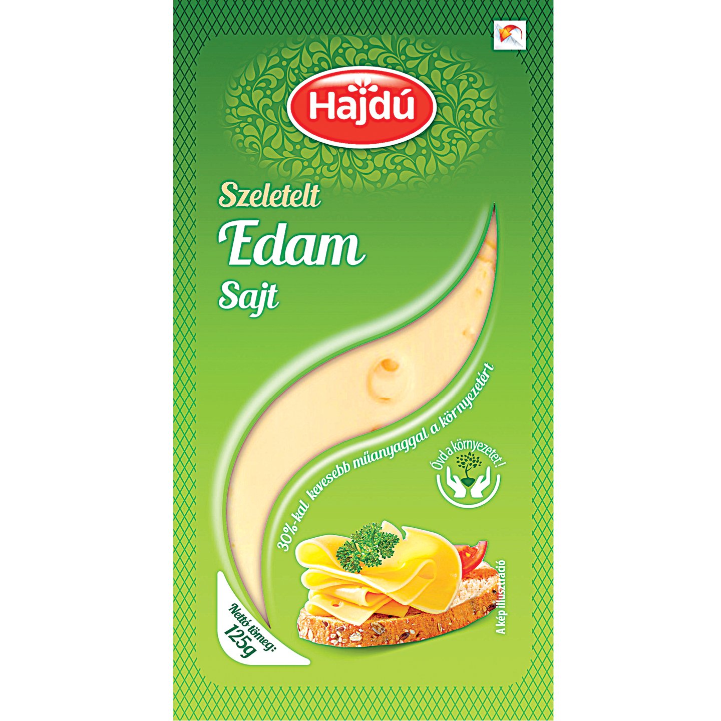 Hajdú Szeletelt Edam Sajt